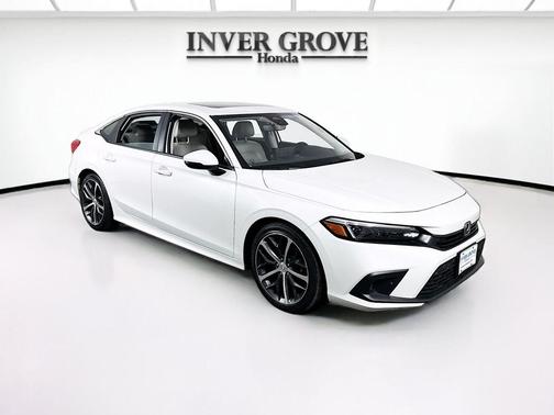 PLATINUM WHITE 2024 Honda Civic Touring