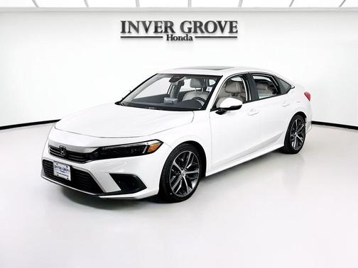 PLATINUM WHITE 2024 Honda Civic Touring