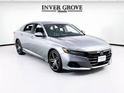 Lunar Silver Metallic 2021 Honda Accord Hybrid Touring