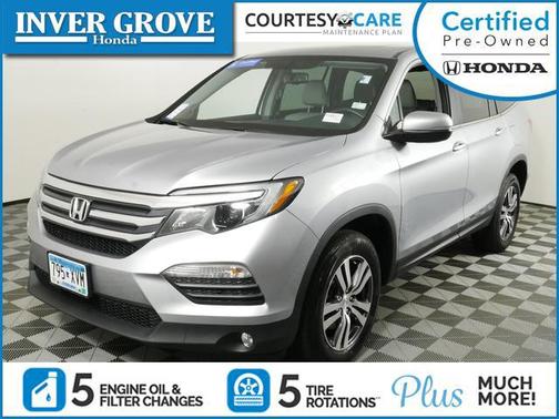 Modern Steel Metallic 2017 Honda Pilot EX-L