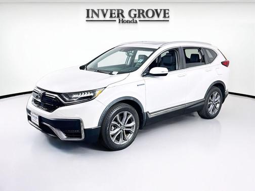 Platinum White Pearl 2021 Honda CR-V Hybrid Touring
