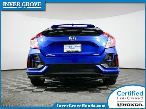 Aegean Blue Metallic 2020 Honda Civic EX