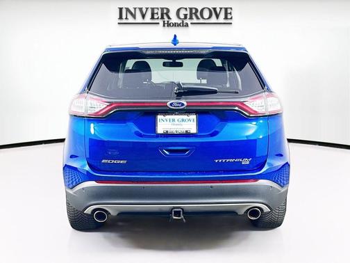 Lightning Blue 2018 Ford Edge Titanium