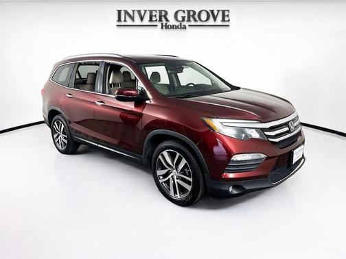 Burgundy 2018 Honda Pilot Elite