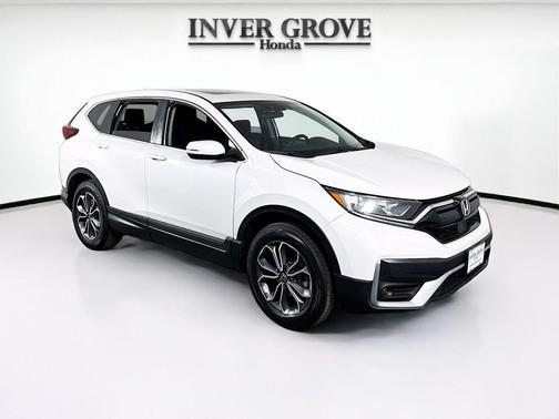 Platinum White Pearl 2021 Honda CR-V AWD EX