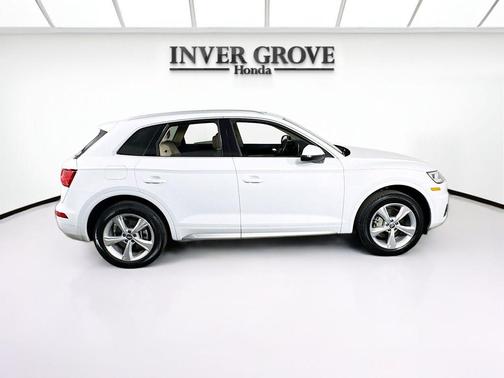 White 2020 Audi Q5 45 Premium Plus