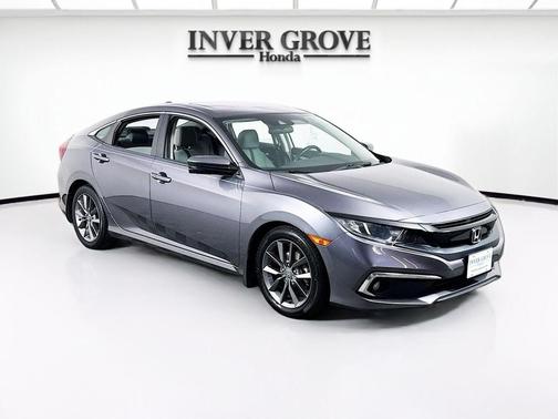Modern Steel Metallic 2019 Honda Civic EX