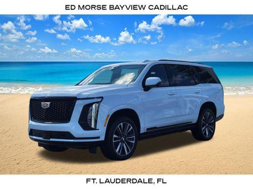Vibrant White Tricoat 2026 Cadillac Escalade Sport