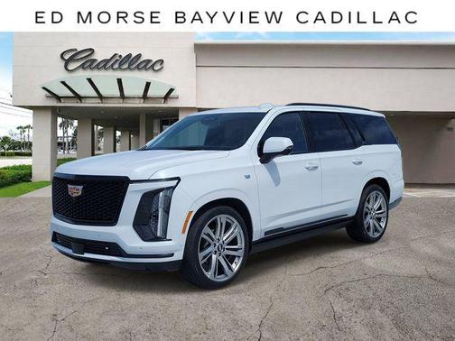 Vibrant White Tricoat 2026 Cadillac Escalade Sport Platinum