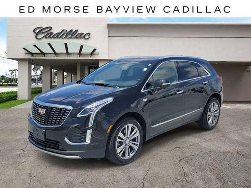 Stellar Black Metallic 2025 Cadillac XT5 Premium Luxury