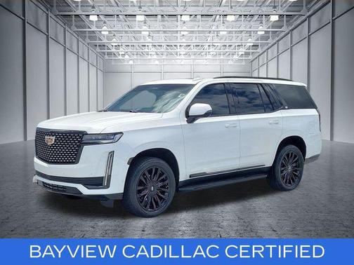 Crystal White Tricoat 2023 Cadillac Escalade Premium Luxury