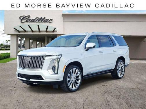 Vibrant White Tricoat 2026 Cadillac Escalade Sport Platinum