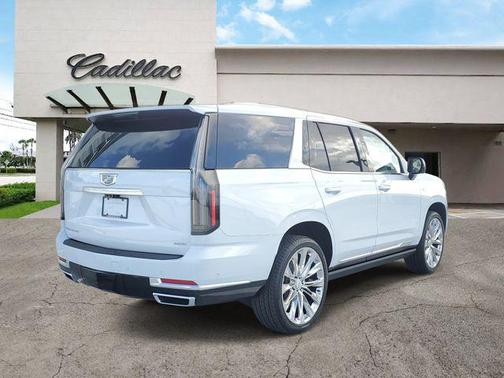 Vibrant White Tricoat 2026 Cadillac Escalade Sport Platinum