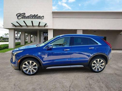 Wave Metallic 2023 Cadillac XT4 Premium Luxury
