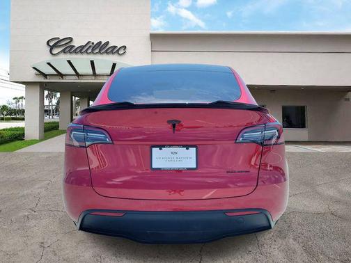 Red Multi-Coat 2023 Tesla Model Y Long Range Dual Motor All-Wheel Drive