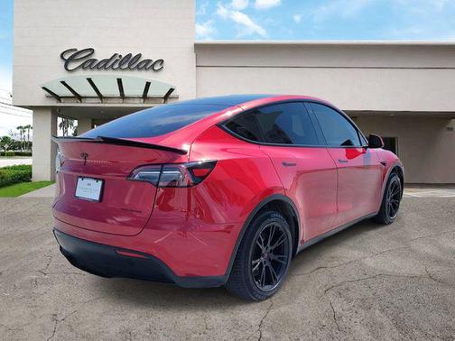 Red Multi-Coat 2023 Tesla Model Y Long Range Dual Motor All-Wheel Drive