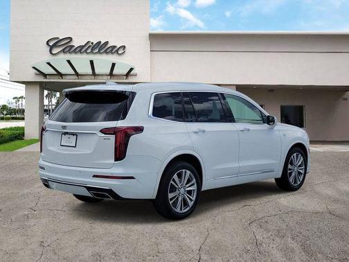 Crystal White Tricoat 2024 Cadillac XT6 Premium Luxury AWD