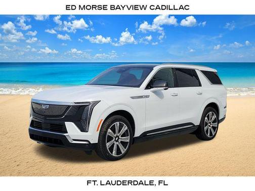 Vibrant White Tricoat 2026 Cadillac Escalade IQL Premium Luxury