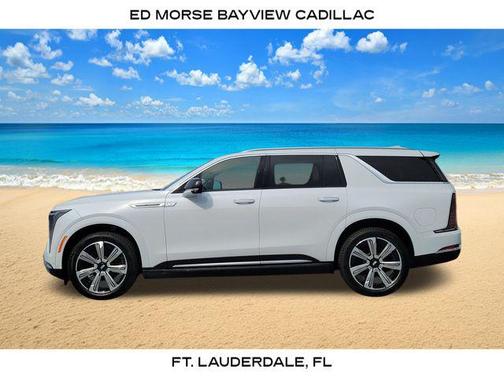 Vibrant White Tricoat 2026 Cadillac Escalade IQL Premium Luxury