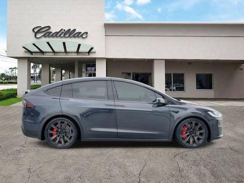 Solid Black 2024 Tesla Model X Plaid Tri Motor All-Wheel Drive