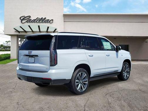 Vibrant White Tricoat 2026 Cadillac Escalade Sport