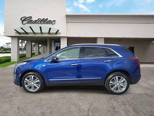 Opulent Blue Metallic 2026 Cadillac XT5 Premium Luxury