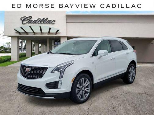 Crystal White Tricoat 2026 Cadillac XT5 Premium Luxury
