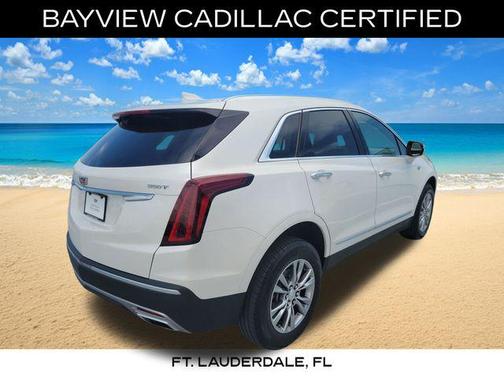 Crystal White Tricoat 2023 Cadillac XT5 Premium Luxury