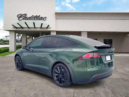 Green 2021 Tesla Model X Long Range Dual Motor All-Wheel Drive