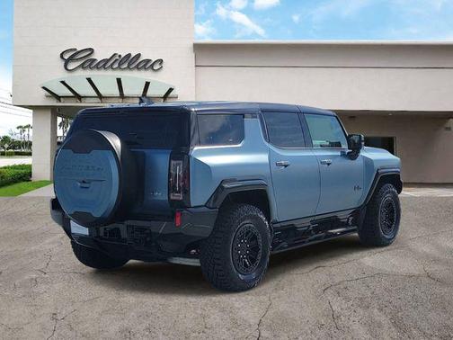 Neptune Blue Matte 2024 GMC HUMMER EV SUV 3X