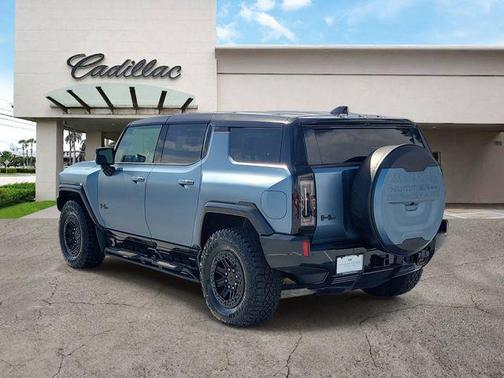 Neptune Blue Matte 2024 GMC HUMMER EV SUV 3X