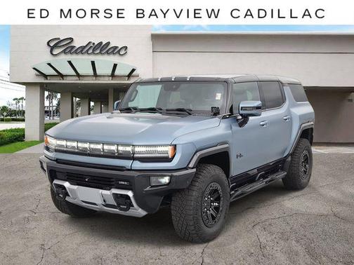 Neptune Blue Matte 2024 GMC HUMMER EV SUV 3X