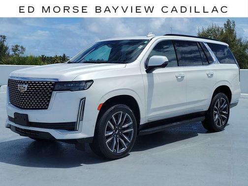 Crystal White Tricoat 2021 Cadillac Escalade Sport