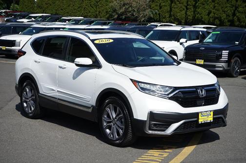 Platinum White Pearl 2020 Honda CR-V Touring