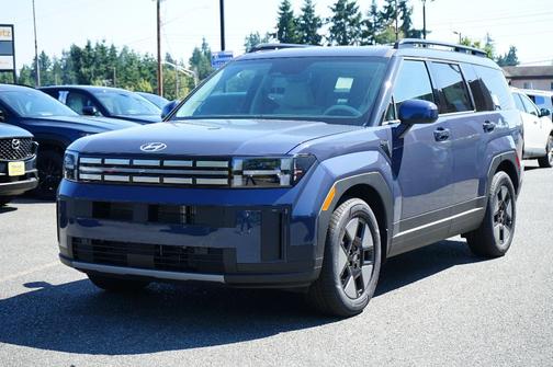 Atlantic Blue 2026 Hyundai SANTA FE HEV SEL