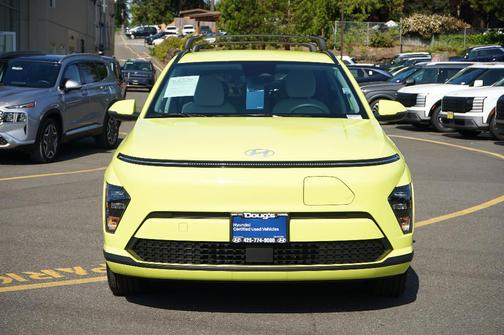 Yellow 2024 Hyundai KONA EV SEL