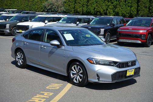 Silver 2025 Honda Civic LX