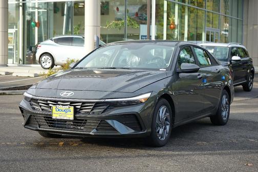 Amazon Gray 2026 Hyundai ELANTRA HEV Blue