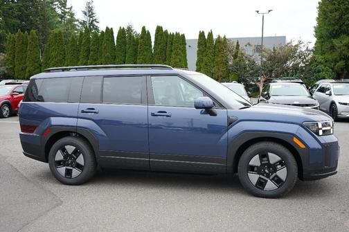 Atlantic Blue 2026 Hyundai SANTA FE HEV SEL