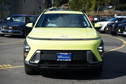 Yellow 2024 Hyundai KONA SEL