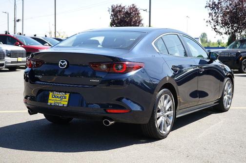 Deep Crystal Blue Mica 2025 Mazda Mazda3 FWD w/Preferred Package