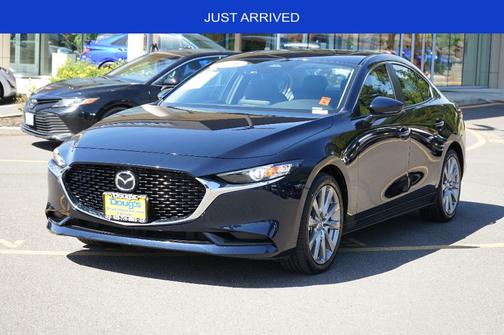 Deep Crystal Blue Mica 2025 Mazda Mazda3 FWD w/Preferred Package