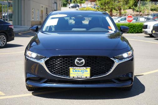 Deep Crystal Blue Mica 2025 Mazda Mazda3 FWD w/Preferred Package