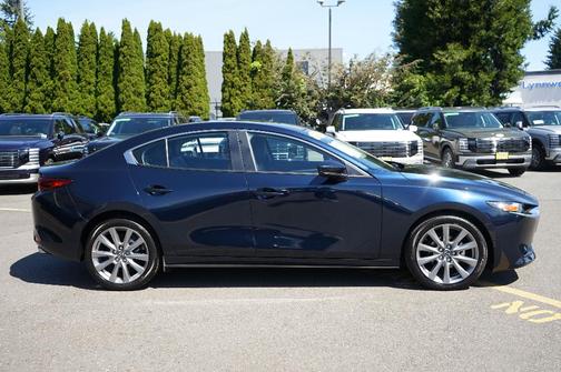 Deep Crystal Blue Mica 2025 Mazda Mazda3 FWD w/Preferred Package