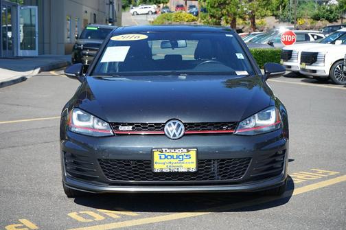 Carbon Steel Gray Metallic 2016 Volkswagen Golf GTI AUTOBAHN