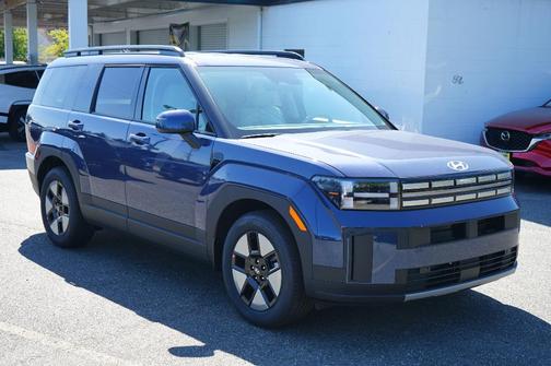 Atlantic Blue 2026 Hyundai SANTA FE HEV SEL