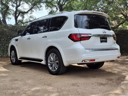 Moonstone White 2018 INFINITI QX80 Base