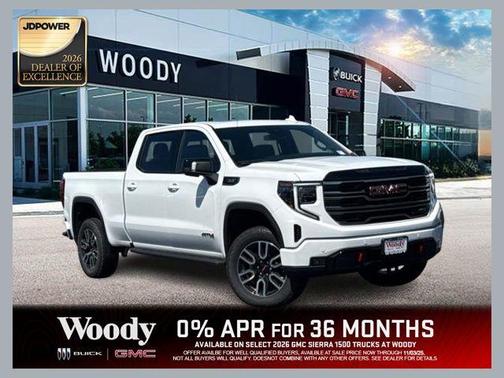 Summit White 2026 GMC Sierra 1500 AT4