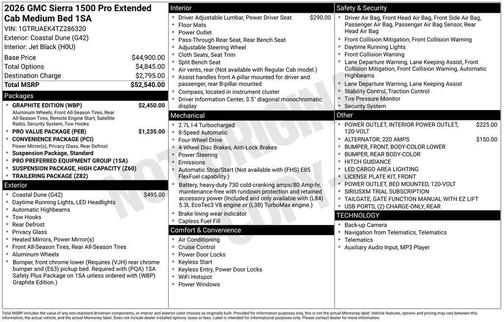 2026 GMC Sierra 1500 Pro