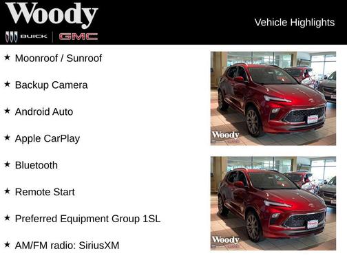 Brilliant Red 2026 Buick Encore GX Avenir